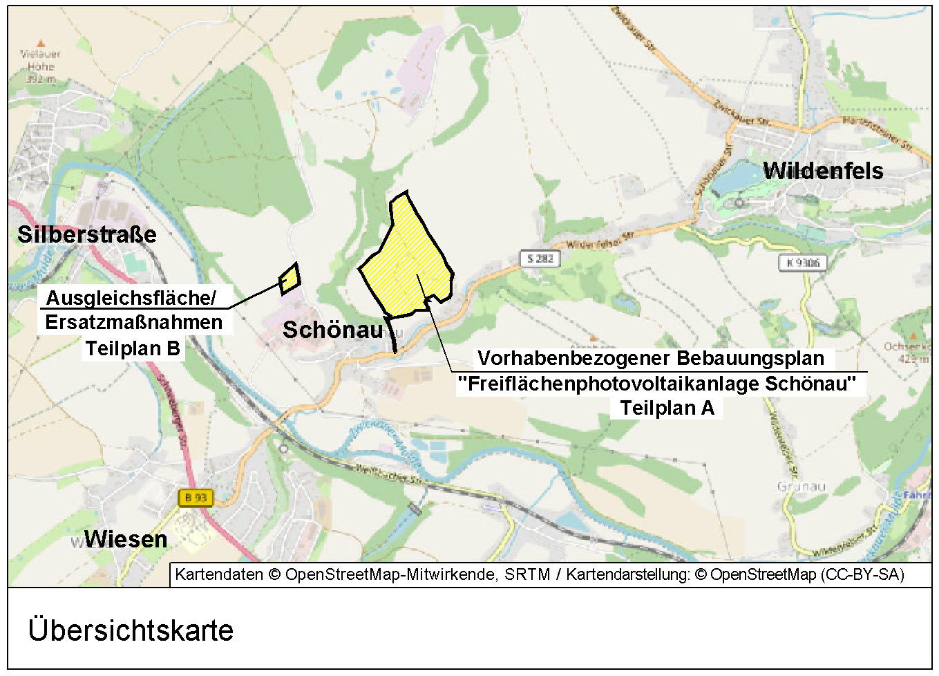 Bebauungsplan „Freiflächenphotovoltaikanlage Schönau“ der Stadt Wildenfels, Ortsteil Schönau