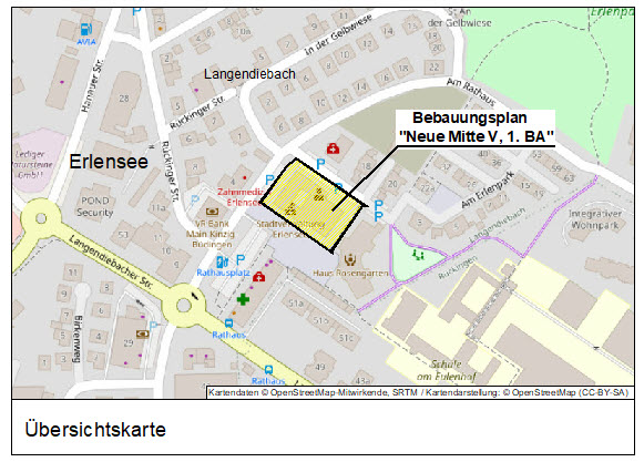Bebauungsplan „Neue Mitte V, 1.BA“ der Stadt Erlensee im Stadtteil Langendiebach