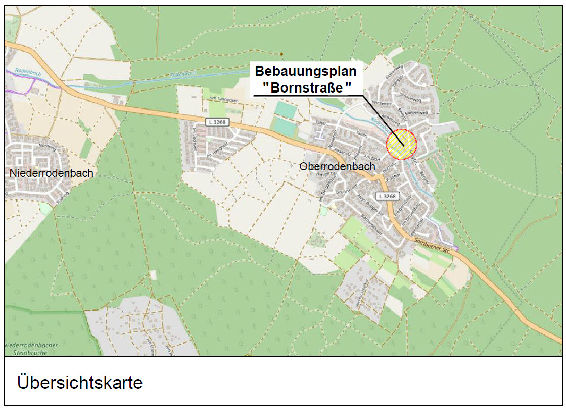 Bebauungsplan „Bornstraße“ der Gemeinde Rodenbach, OT Oberrodenbach