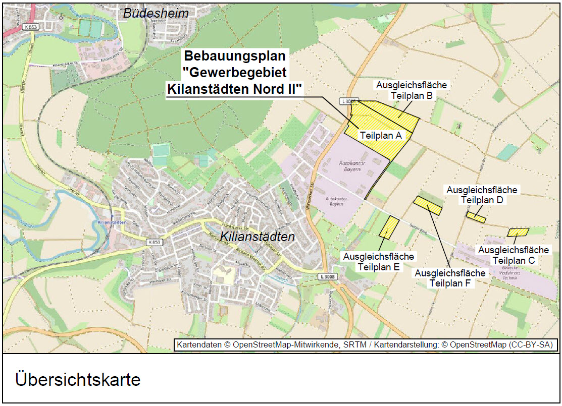 Bebauungsplan „Gewerbegebiet Kilianstädten Nord II“ der Gemeinde Schöneck